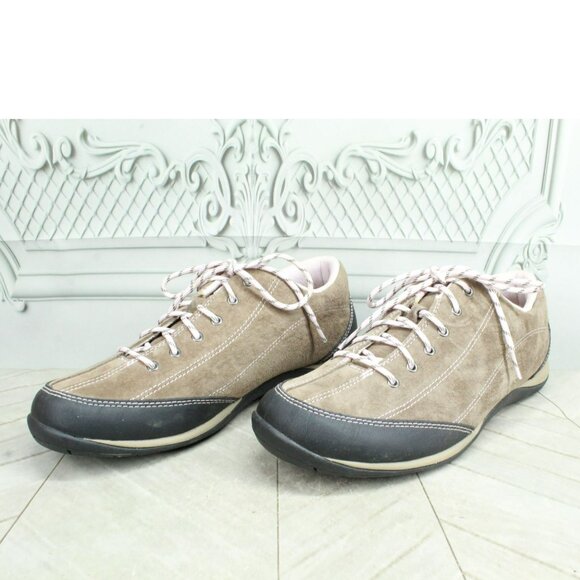 LL Bean Brown Suede Lace Up Low Top Comfort Casual Sneaker Shoes Size 10 M - Picture 9 of 9